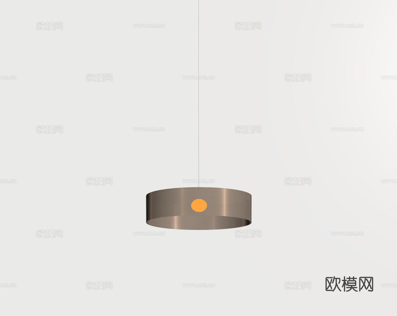 现代极简吊灯 中古奶油风吊灯 北欧简约吊灯 餐厅吊灯su模型