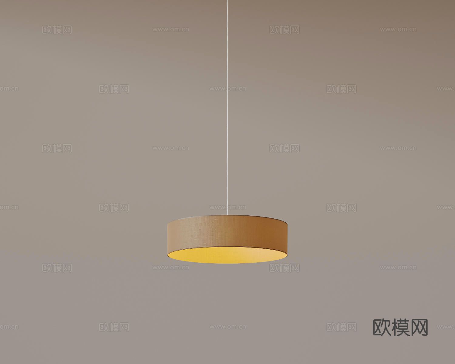 现代极简吊灯 中古奶油风吊灯 北欧简约吊灯 餐厅吊灯su模型