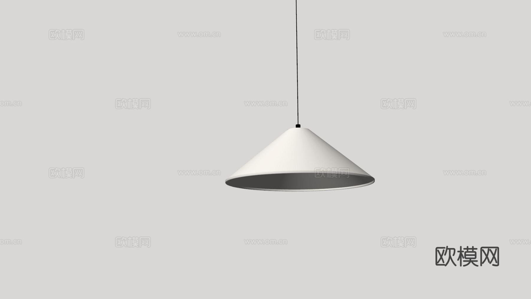 现代极简吊灯 中古奶油风吊灯 北欧简约吊灯 餐厅吊灯su模型