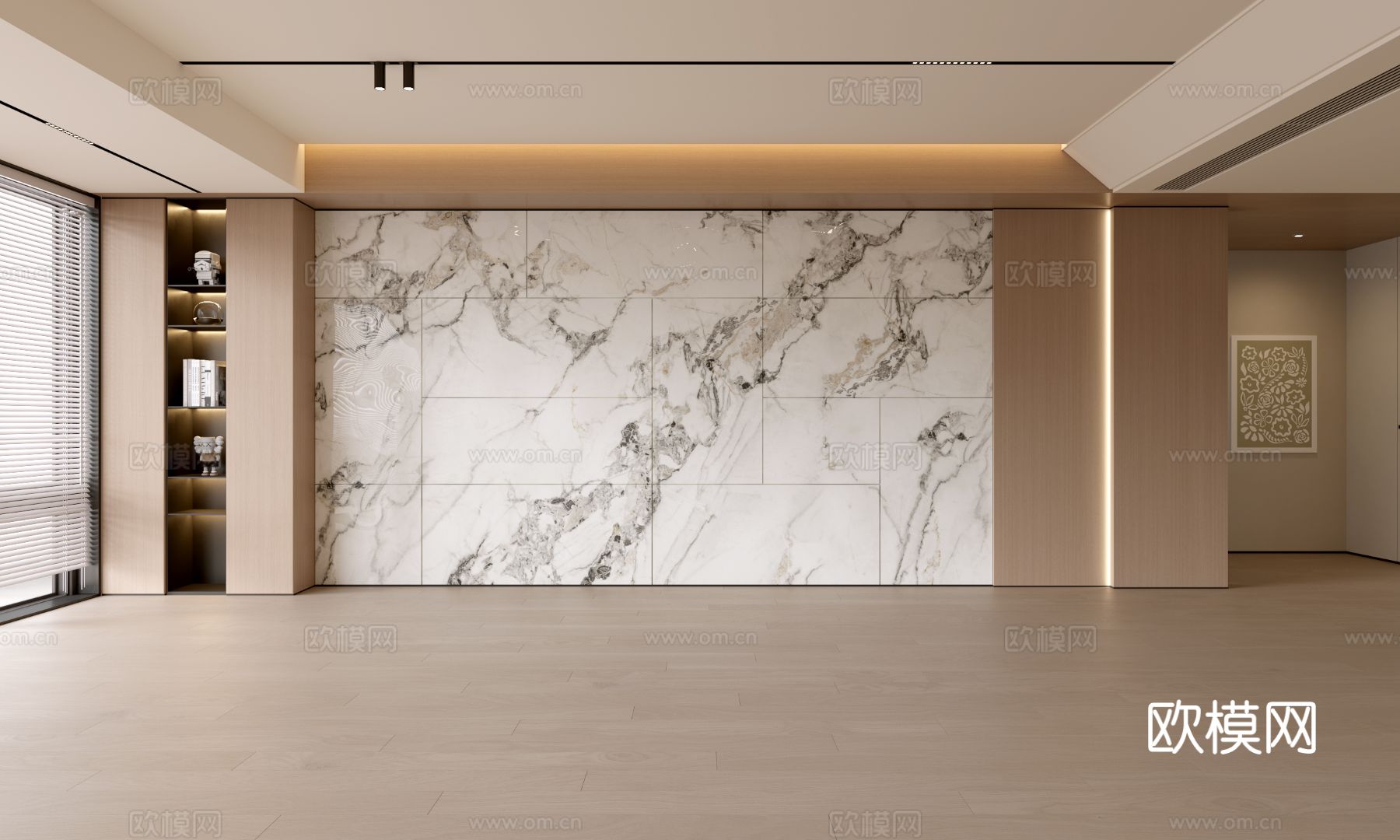 现代客厅 奶油客厅 沙发背景墙 客厅背景 奶油风背景墙su模型