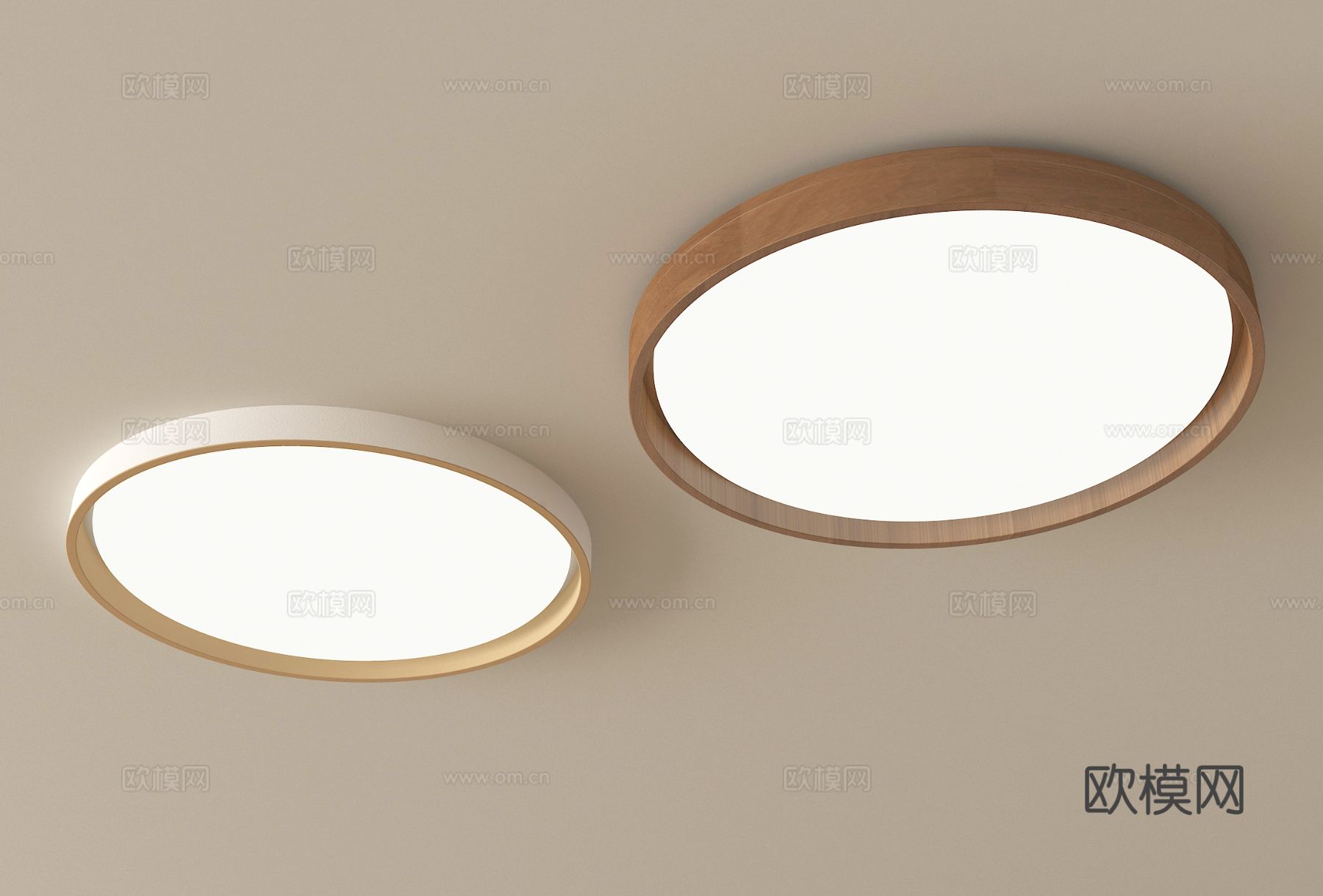 现代吸顶灯 卧室吸顶灯su模型