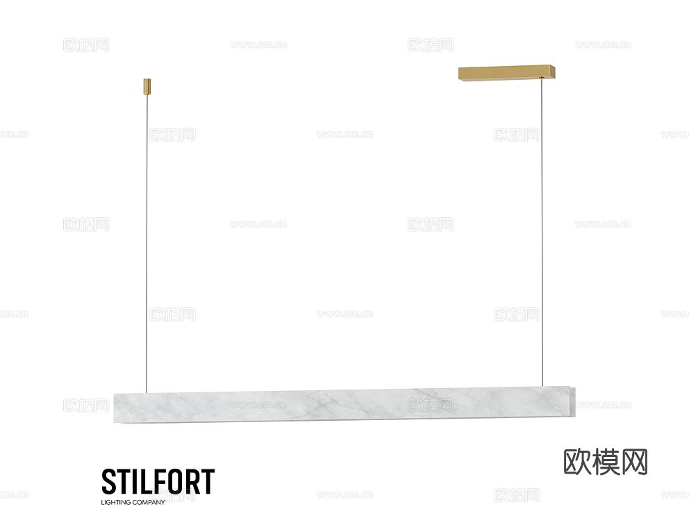 Stilfort 书房吊灯 办公吊灯3d模型下载（渲染图3）