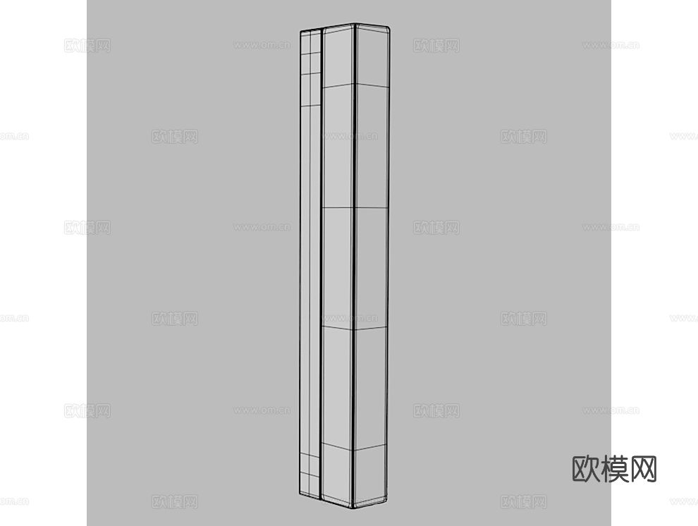 MODELUX 大理石壁灯3d模型下载（渲染图2）