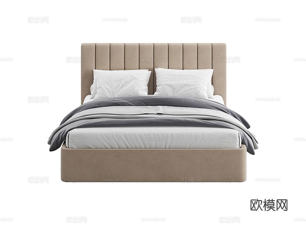 MEBELFORM 意式双人床3d模型下载（渲染图2）