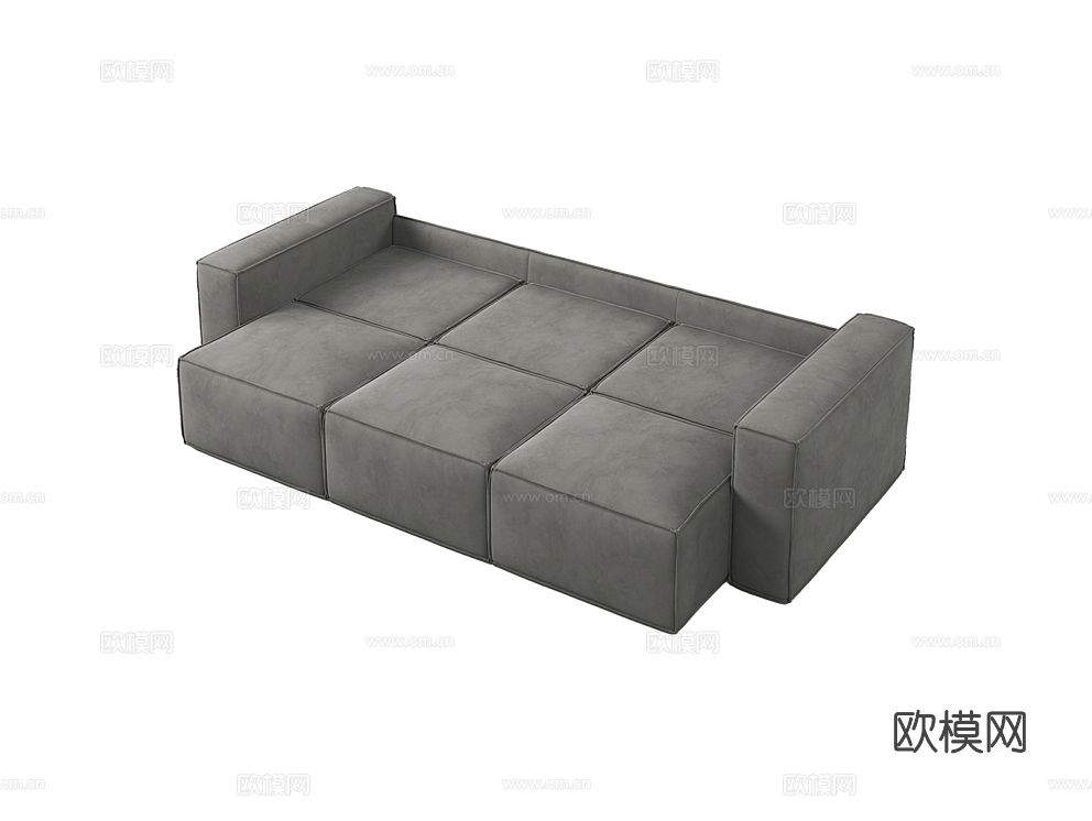 MEBELFORM 三人沙发3d模型下载（渲染图2）