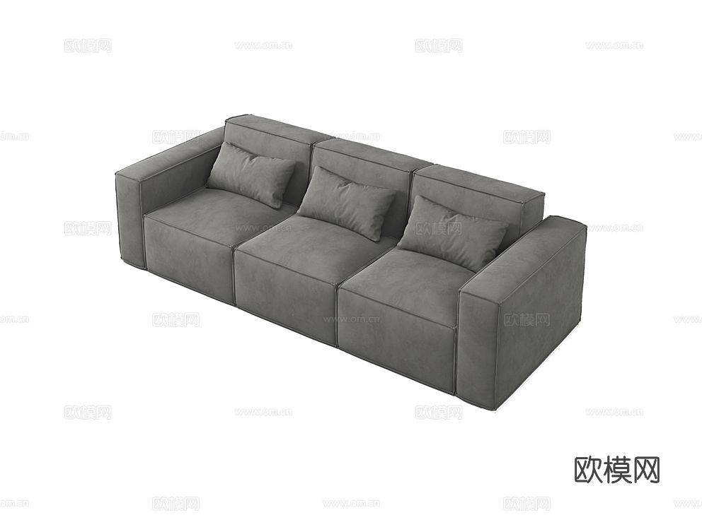 MEBELFORM 三人沙发3d模型下载（渲染图4）