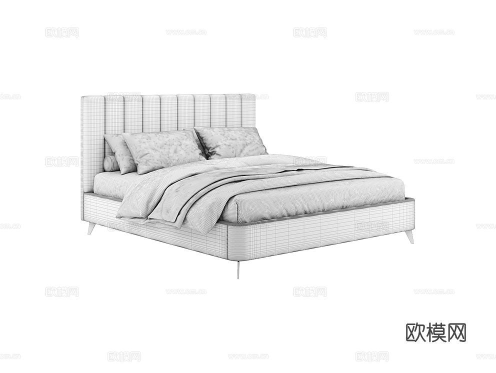 MEBELFORM 双人床3d模型下载（渲染图4）