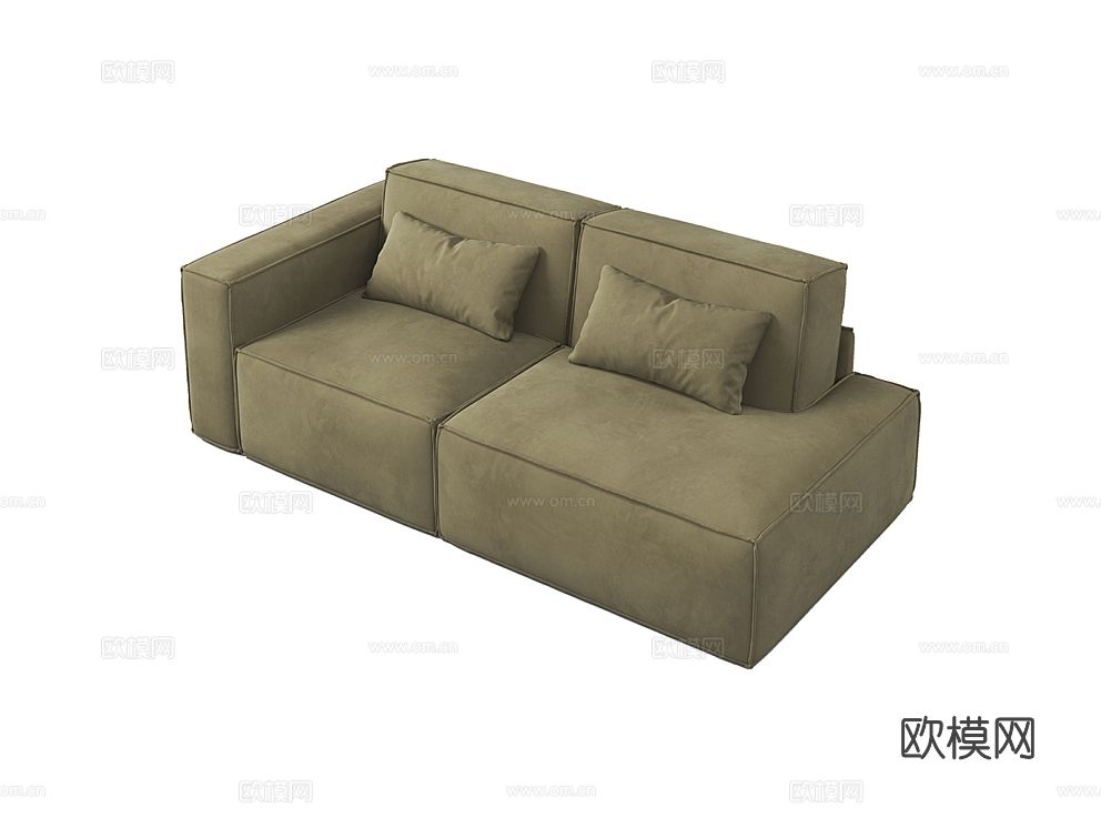 MEBELFORM 双人沙发3d模型下载（渲染图1）