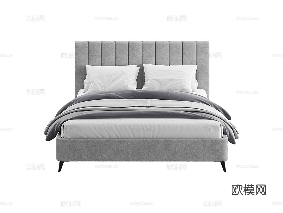 MEBELFORM 双人床3d模型下载（渲染图2）