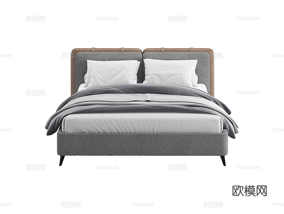 MEBELFORM 双人床3d模型下载（渲染图2）