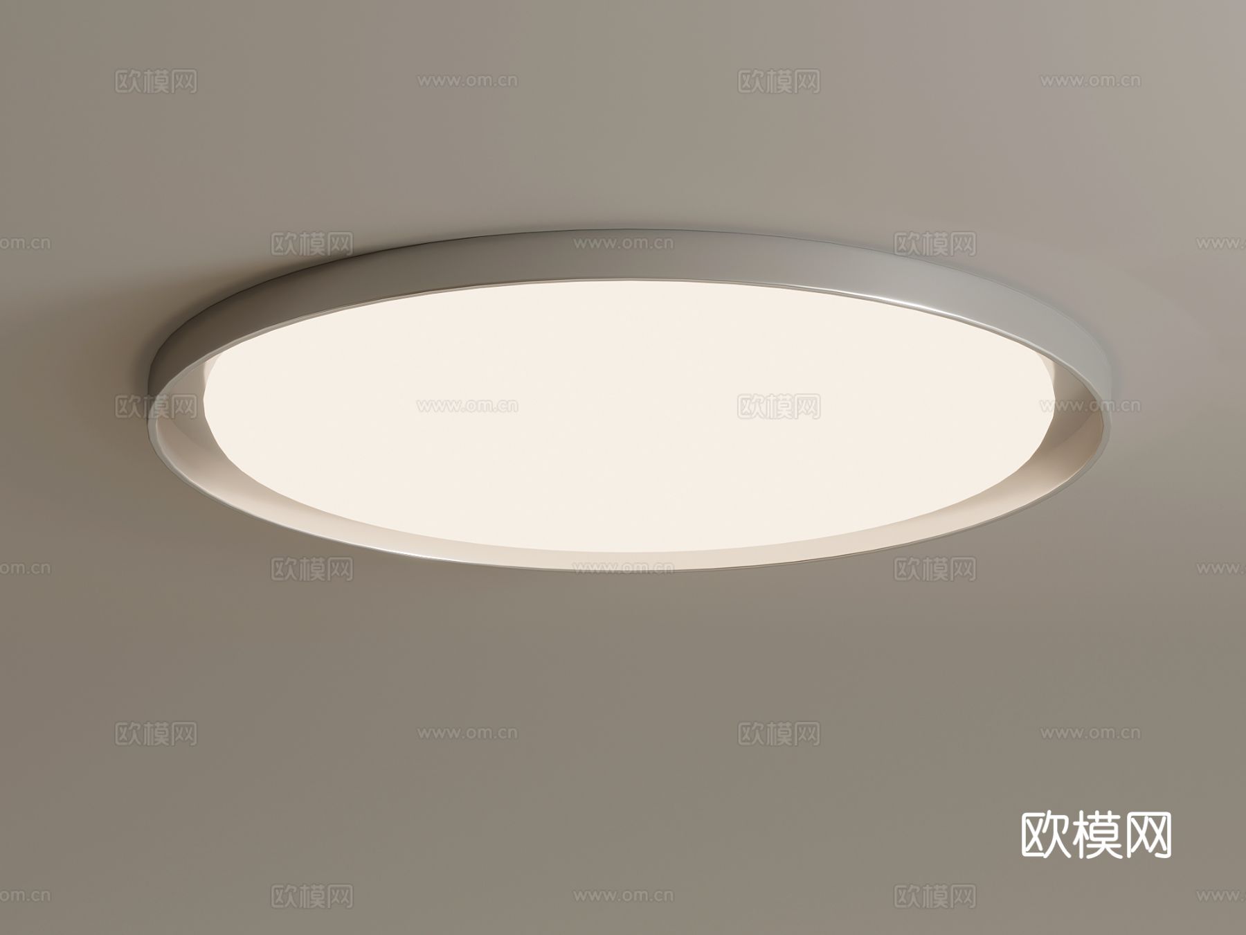 现代意式吸顶灯 金属吸顶灯su模型