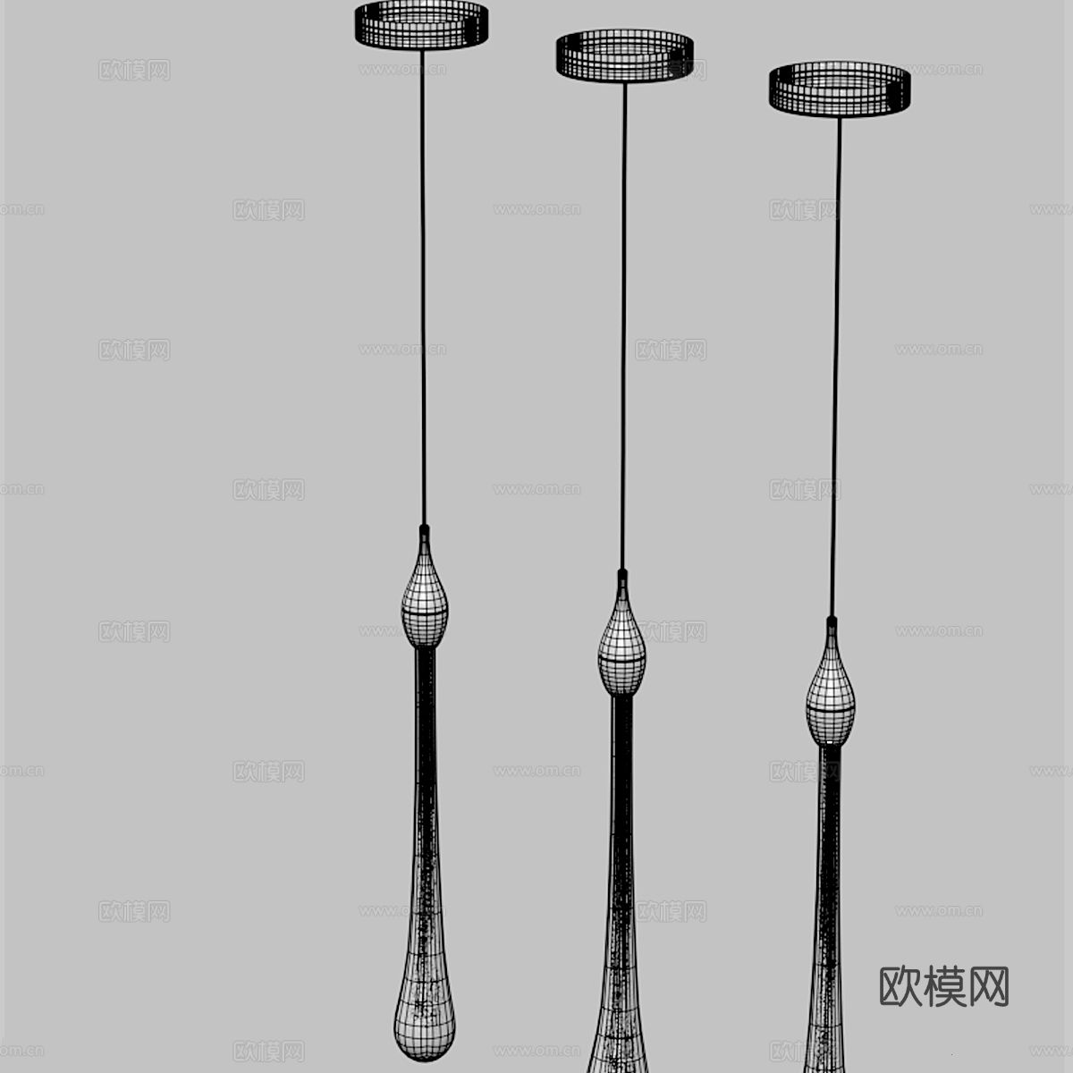 MODELUX 小吊灯3d模型下载（渲染图4）