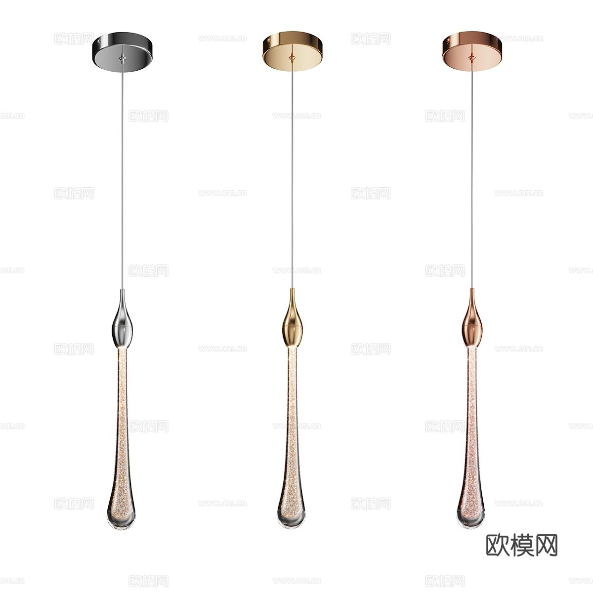 MODELUX 小吊灯3d模型下载（渲染图1）