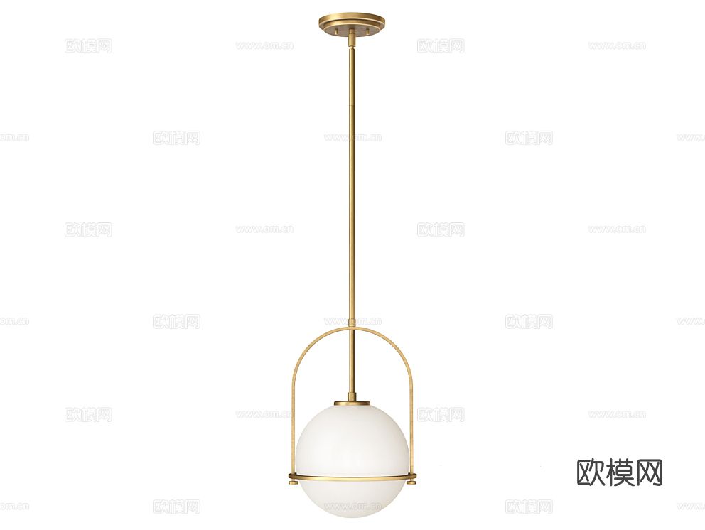 Natconcepts 轻奢小吊灯3d模型下载（渲染图1）