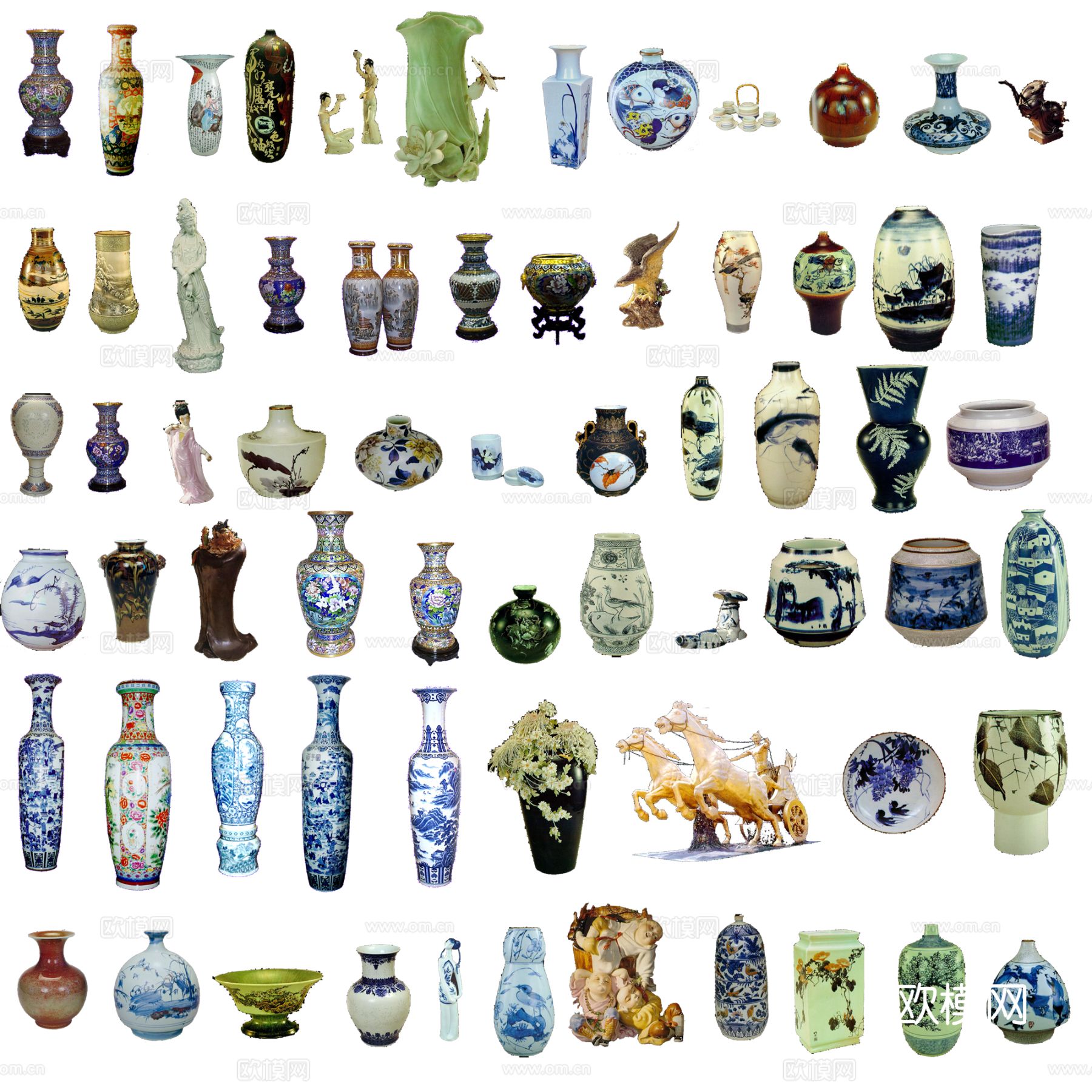 新中式日式摆件_花瓶