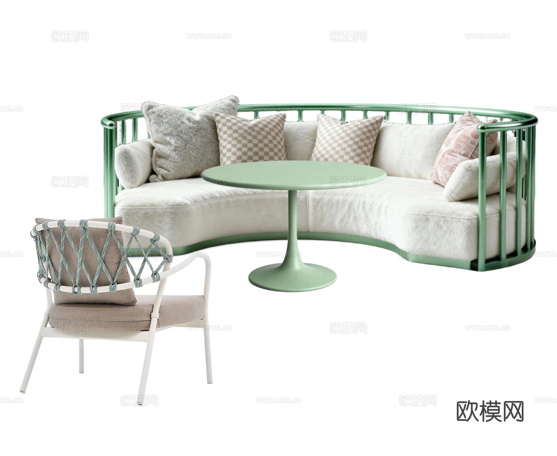 户外花园半圆卡座餐桌椅组合 外摆露台餐桌椅组合 室内半圆卡座