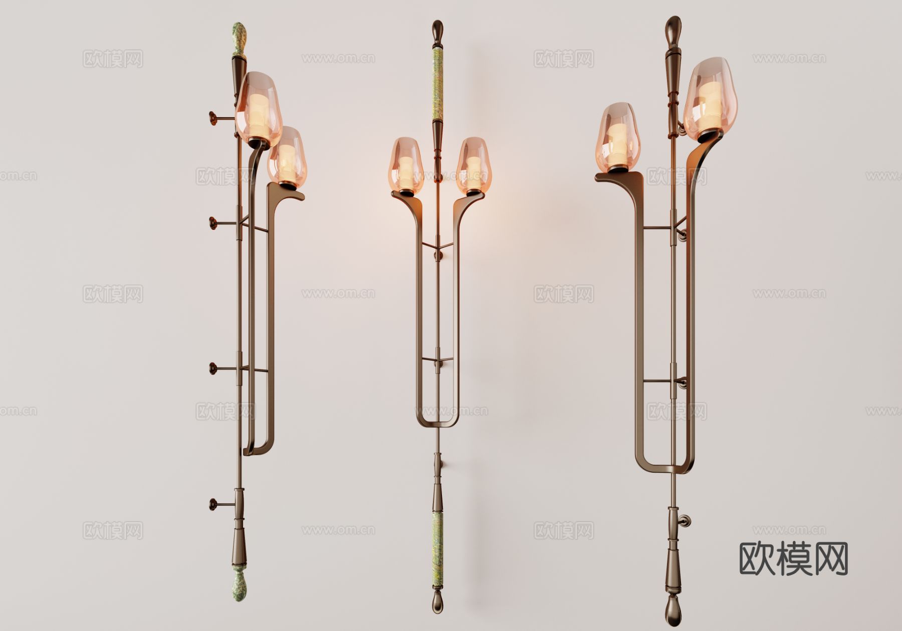 壁灯 长条壁灯 水晶壁灯 玻璃壁灯 屏风壁灯 意式壁灯 异形su模型
