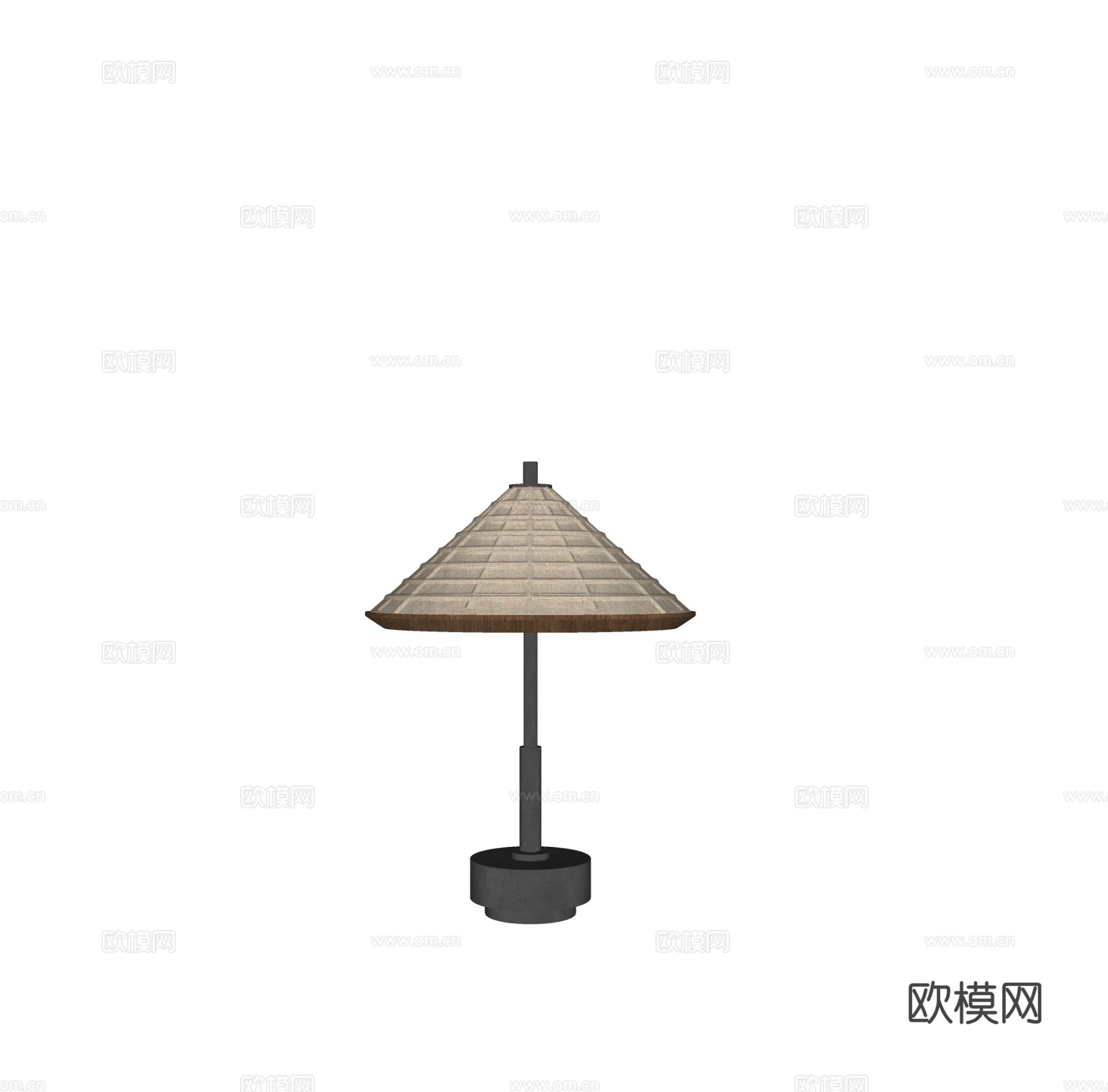 侘寂风床头台灯 书房台灯 艺术台灯 客厅台灯 艺术台灯su模型