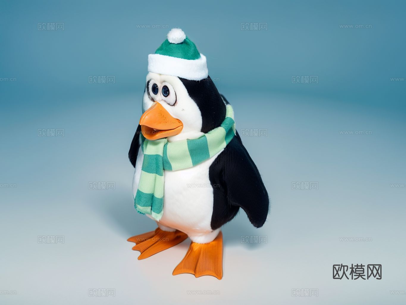 企鹅玩具su模型
