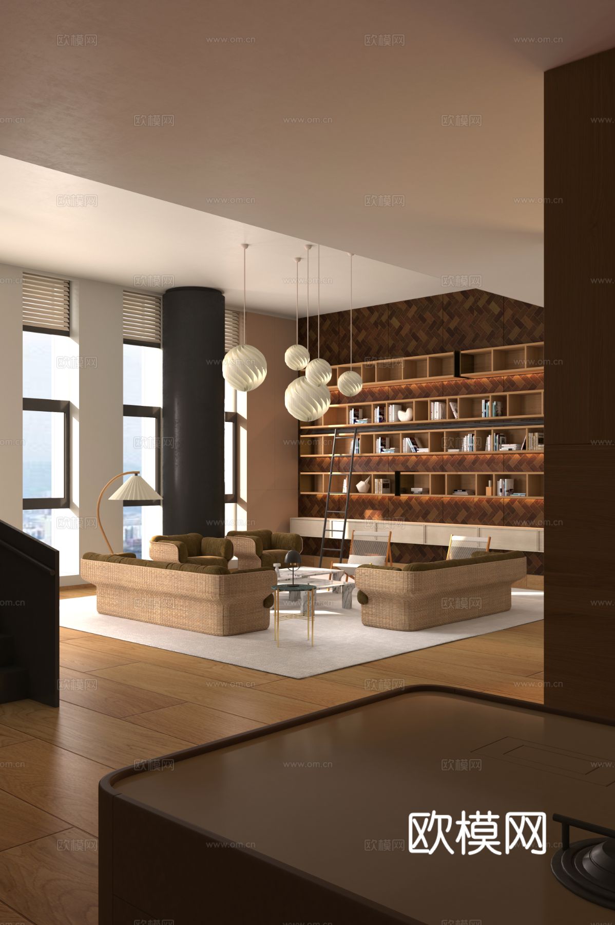 黄全 NANA · GUBI 展厅3d模型下载（渲染图1）