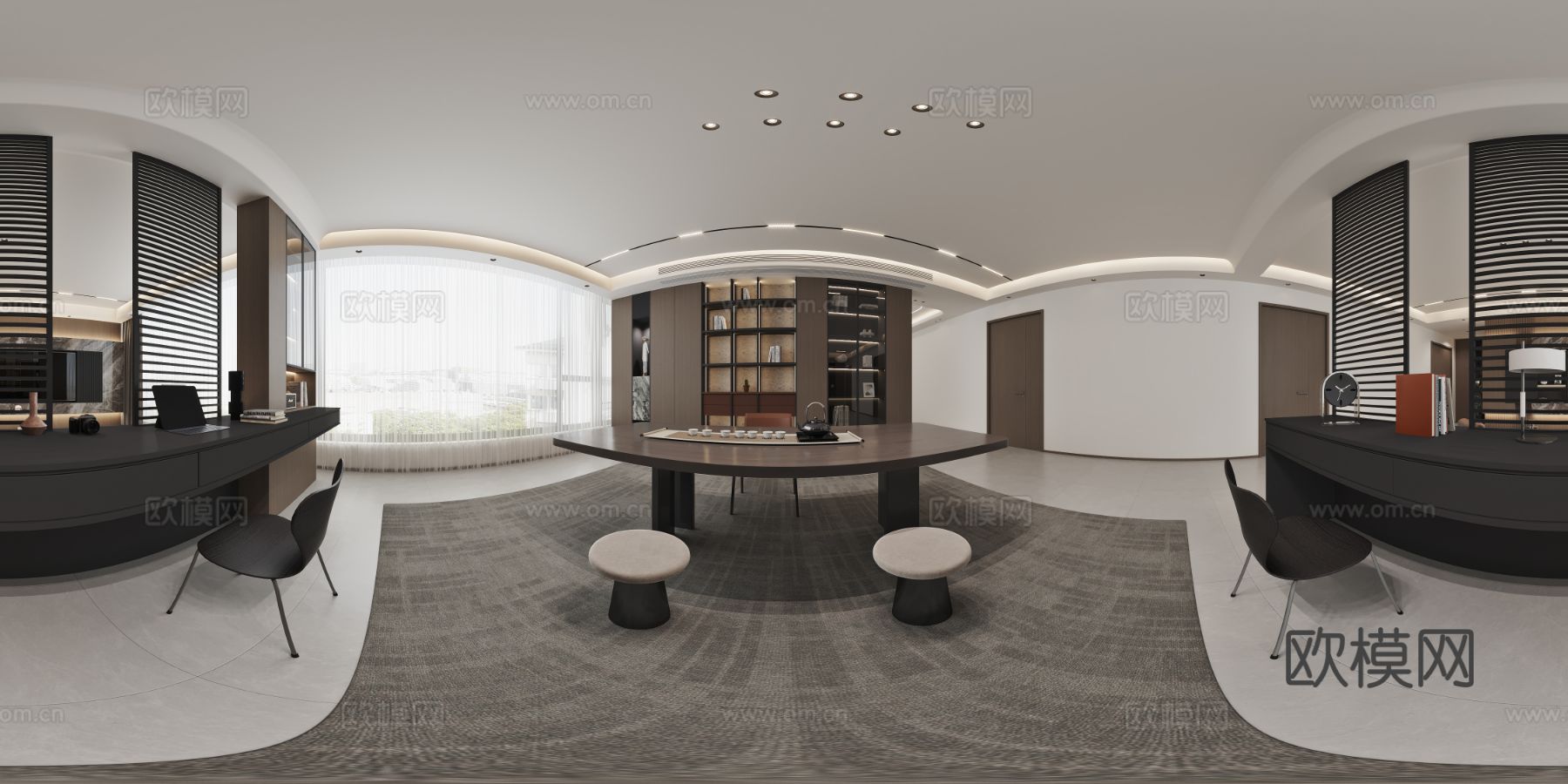 爱国村设计客餐厅 卧室 方案全景效果图下载（渲染图6）