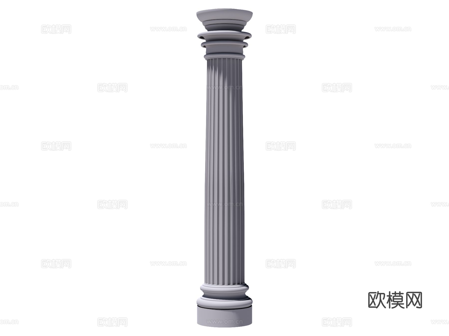 装饰柱 罗马柱su模型