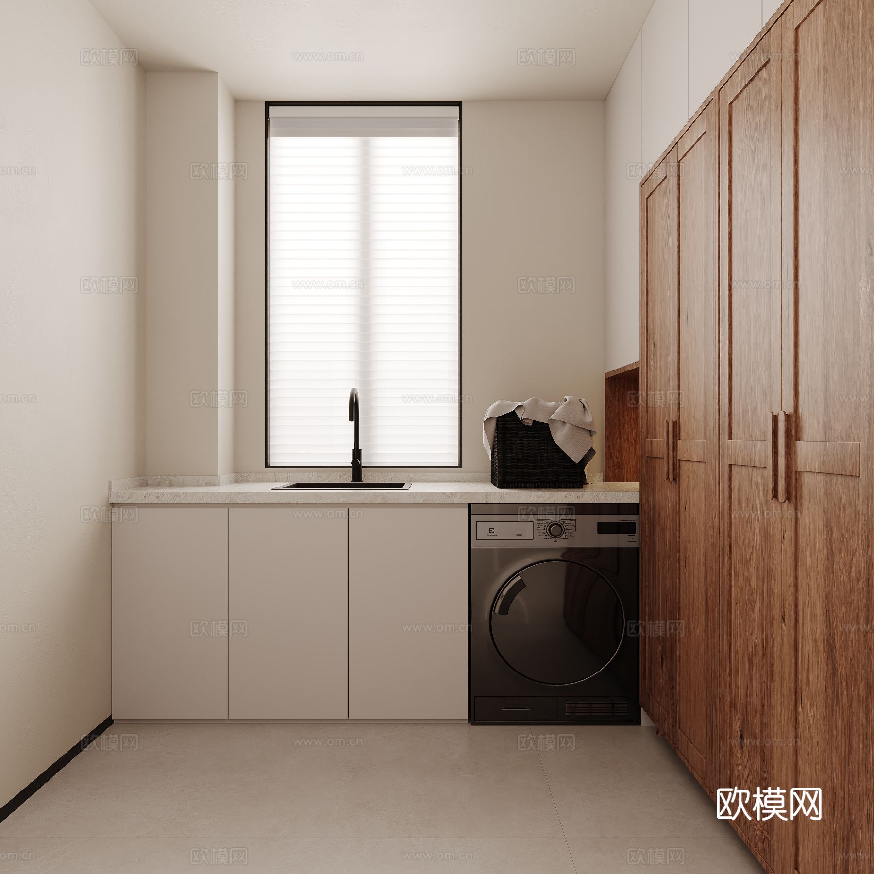 宋式风格新中式客厅卧室餐厅全套效果图下载（渲染图6）