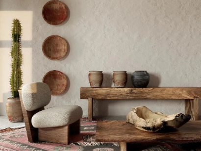 美式与诧寂自然融合，打造寂静舒适的空间！