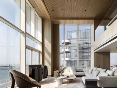 梁志天｜602㎡原木风豪宅，藏尽奢华与居家温柔！