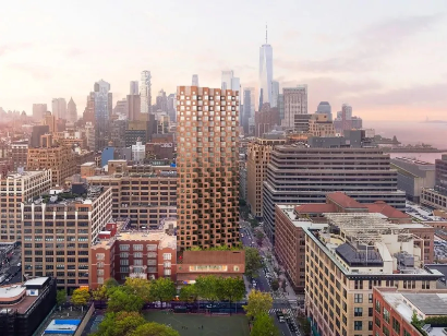 赫尔佐格和德梅隆新作：纽约哈德逊马赛克大厦