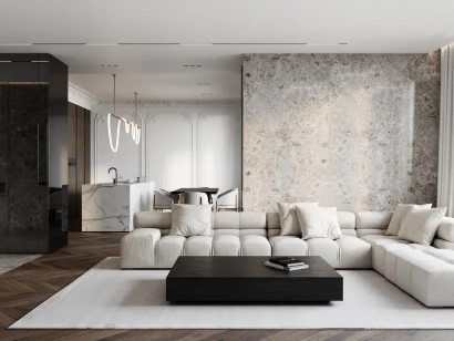 D3 Design Studio | 120㎡现代轻奢，舒适自然