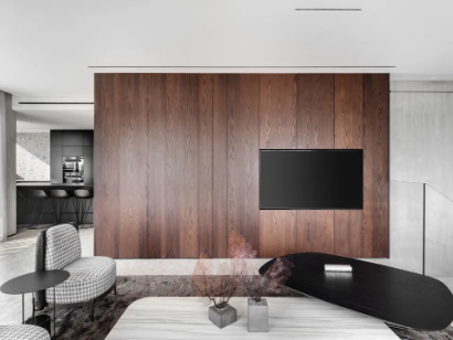 170㎡简约公寓设计，线条干净有力！