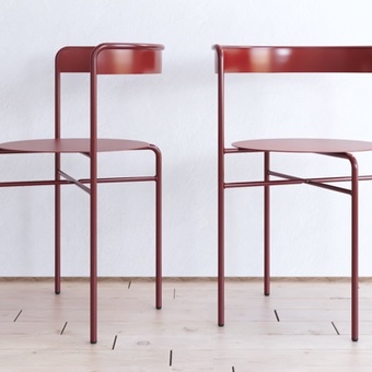 工业风铁艺单椅3d模型