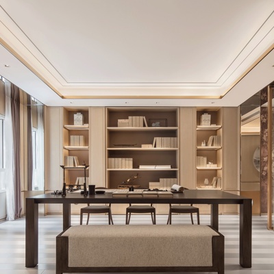 戴昆 新中式书房