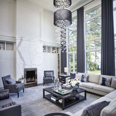 Regina Sturrock Design 现代别墅客厅