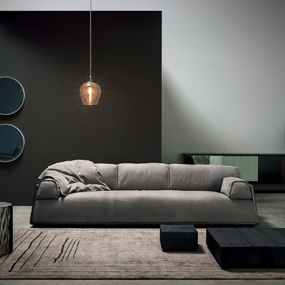 意大利BAXTER品牌 现代布艺沙发茶几吊灯