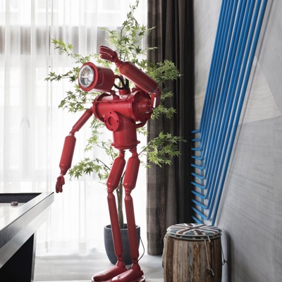 橙果设计 工业风机器人