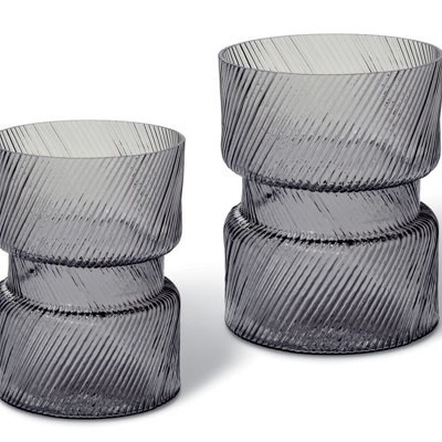 意大利Poltrona Frau品牌 现代圆形玻璃花瓶