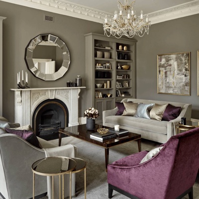 Susan Venn 设计 简欧客厅