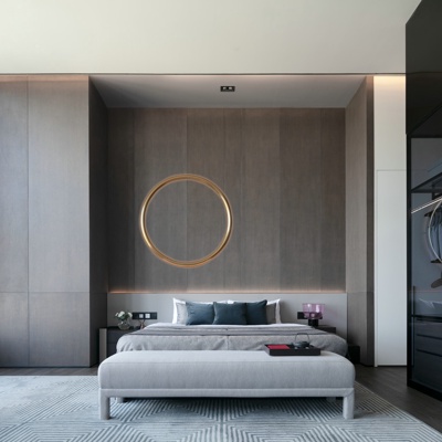 DIA丹健设计 现代卧室主人房