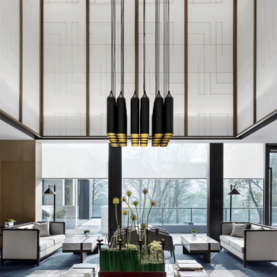 潘冉设计 新中式售楼部洽谈区