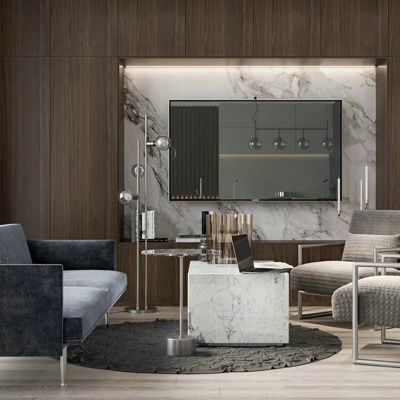 Nika Buzko设计 现代布艺沙发组合