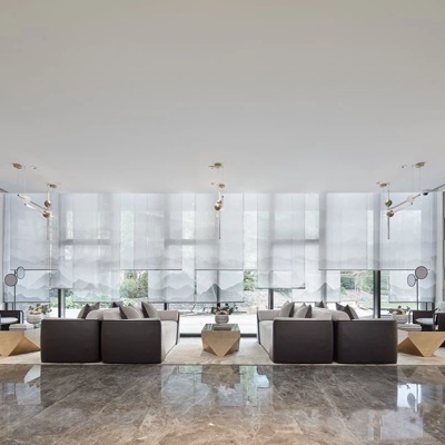 G&K桂睿诗设计 新中式售楼处洽谈区