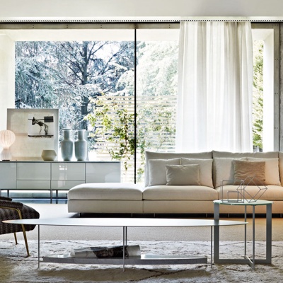 意大利Molteni&C品牌 现代布艺转角沙发组合