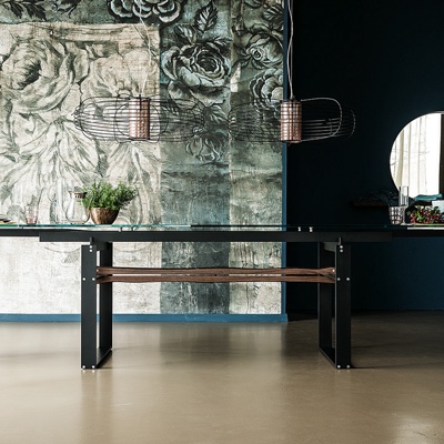 意大利CAPPELLINI品牌 现代长条餐桌椅