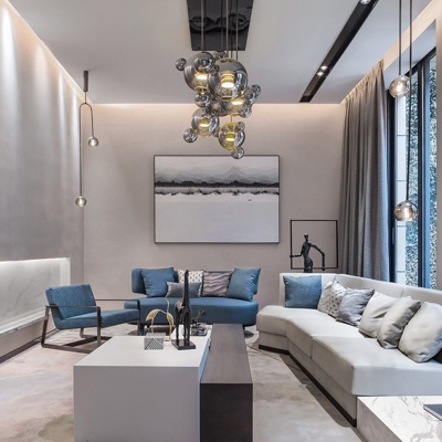 聚舍联合设计 现代售楼处VIP室