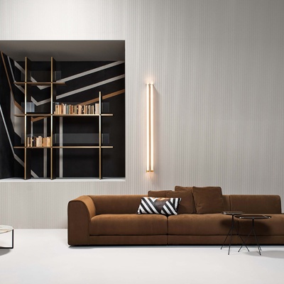 意大利BAXTER品牌 现代布艺沙发灯光