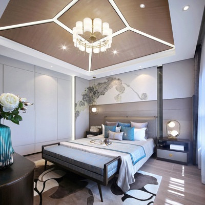 新中式卧室