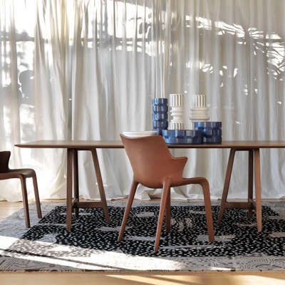 意大利driade品牌  北欧实木餐桌椅