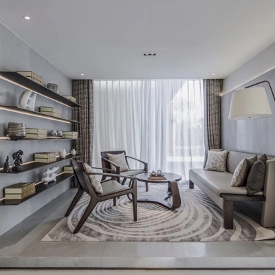 HWCD设计 现代皮革沙发组合